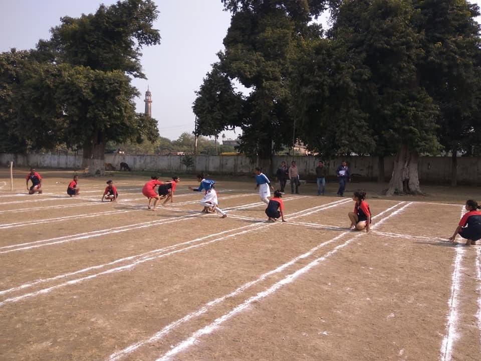Students participating in THPS campus activities